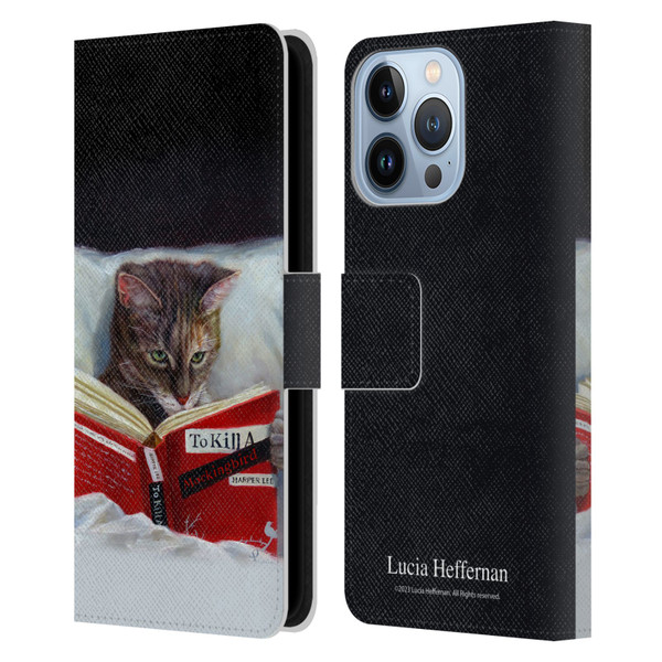 Lucia Heffernan Art Late Night Thriller Leather Book Wallet Case Cover For Apple iPhone 13 Pro