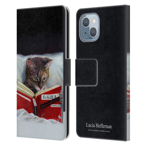 Lucia Heffernan Art Late Night Thriller Leather Book Wallet Case Cover For Apple iPhone 14