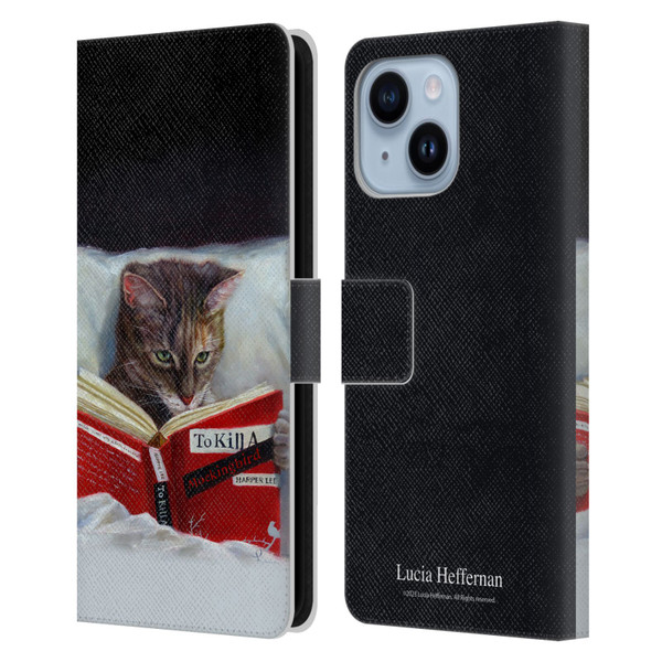 Lucia Heffernan Art Late Night Thriller Leather Book Wallet Case Cover For Apple iPhone 14 Plus