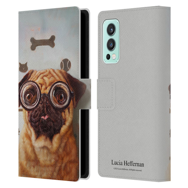 Lucia Heffernan Art Canine Eye Exam Leather Book Wallet Case Cover For OnePlus Nord 2 5G