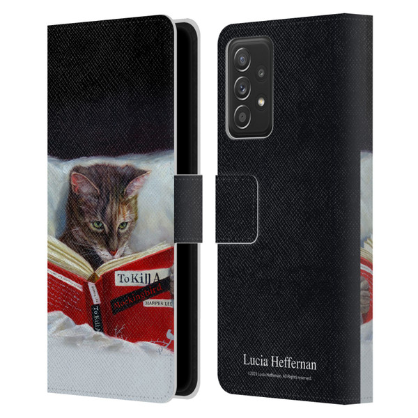 Lucia Heffernan Art Late Night Thriller Leather Book Wallet Case Cover For Samsung Galaxy A52 / A52s / 5G (2021)