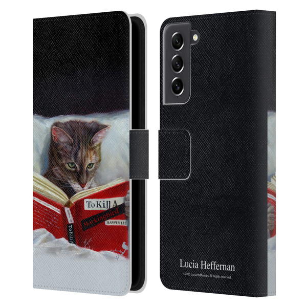 Lucia Heffernan Art Late Night Thriller Leather Book Wallet Case Cover For Samsung Galaxy S21 FE 5G
