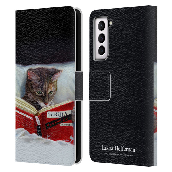 Lucia Heffernan Art Late Night Thriller Leather Book Wallet Case Cover For Samsung Galaxy S21 5G