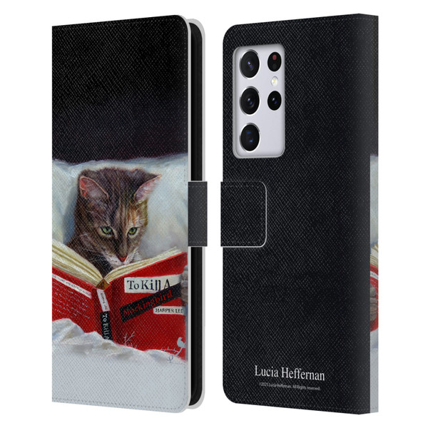 Lucia Heffernan Art Late Night Thriller Leather Book Wallet Case Cover For Samsung Galaxy S21 Ultra 5G