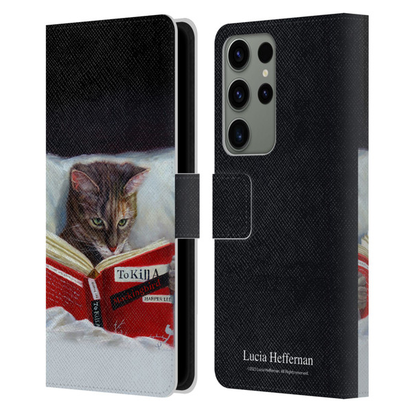 Lucia Heffernan Art Late Night Thriller Leather Book Wallet Case Cover For Samsung Galaxy S23 Ultra 5G