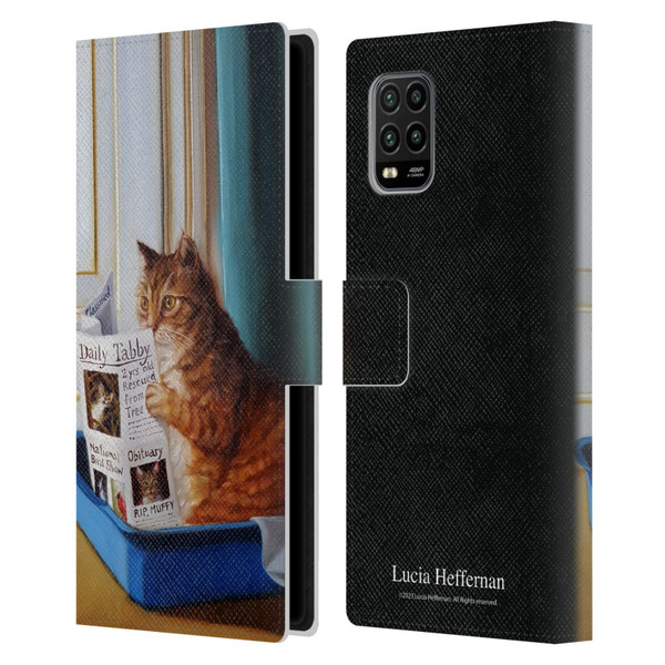 Lucia Heffernan Art Kitty Throne Leather Book Wallet Case Cover For Xiaomi Mi 10 Lite 5G
