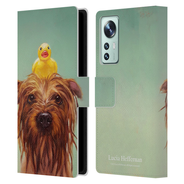 Lucia Heffernan Art Bath Time Leather Book Wallet Case Cover For Xiaomi 12