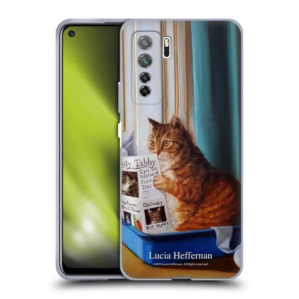 Lucia Heffernan Art Kitty Throne Soft Gel Case for Huawei Nova 7 SE/P40 Lite 5G