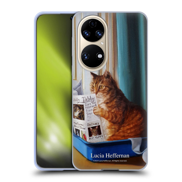 Lucia Heffernan Art Kitty Throne Soft Gel Case for Huawei P50