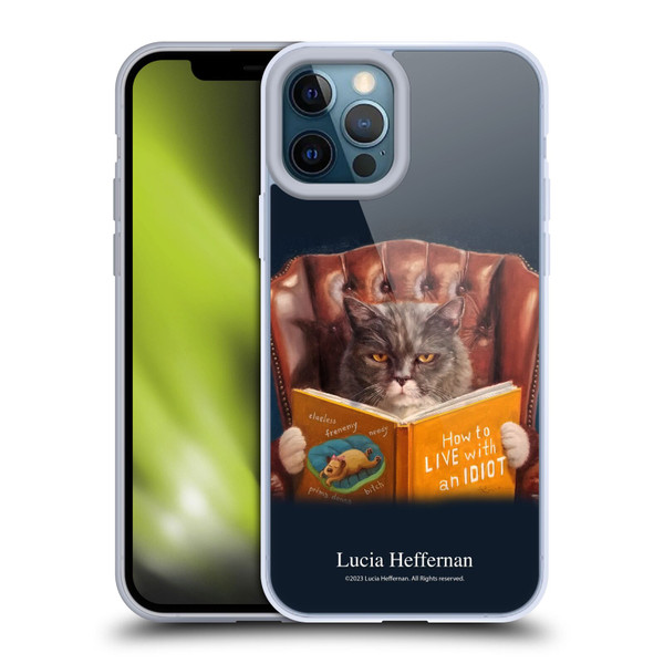 Lucia Heffernan Art Cat Self Help Soft Gel Case for Apple iPhone 12 Pro Max