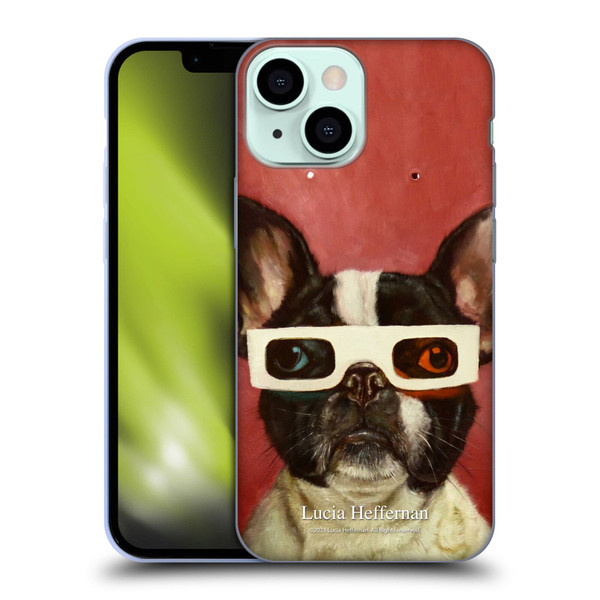 Lucia Heffernan Art 3D Dog Soft Gel Case for Apple iPhone 13 Mini