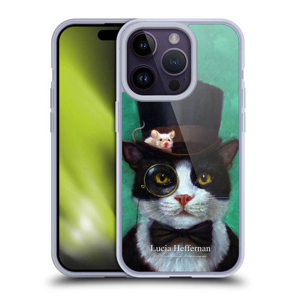 Lucia Heffernan Art Tuxedo Soft Gel Case for Apple iPhone 14 Pro