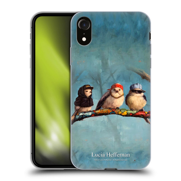 Lucia Heffernan Art Birdz In Da Hood Soft Gel Case for Apple iPhone XR
