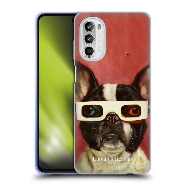 Lucia Heffernan Art 3D Dog Soft Gel Case for Motorola Moto G52