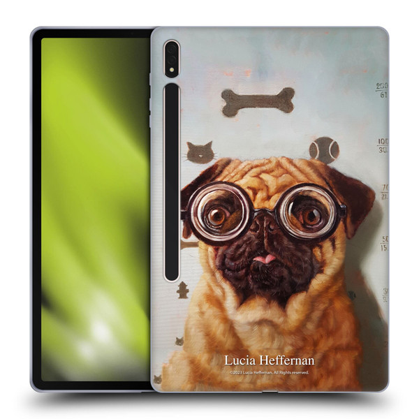 Lucia Heffernan Art Canine Eye Exam Soft Gel Case for Samsung Galaxy Tab S8 Plus