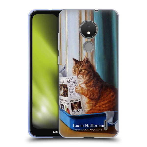 Lucia Heffernan Art Kitty Throne Soft Gel Case for Nokia C21