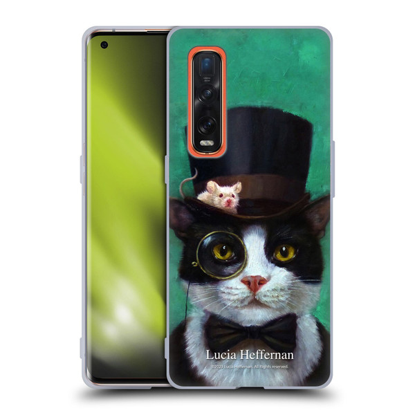 Lucia Heffernan Art Tuxedo Soft Gel Case for OPPO Find X2 Pro 5G