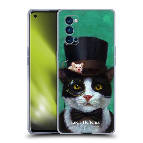 Lucia Heffernan Art Tuxedo Soft Gel Case for OPPO Reno 4 Pro 5G