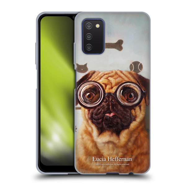 Lucia Heffernan Art Canine Eye Exam Soft Gel Case for Samsung Galaxy A03s (2021)