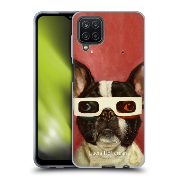 Lucia Heffernan Art 3D Dog Soft Gel Case for Samsung Galaxy A12 (2020)