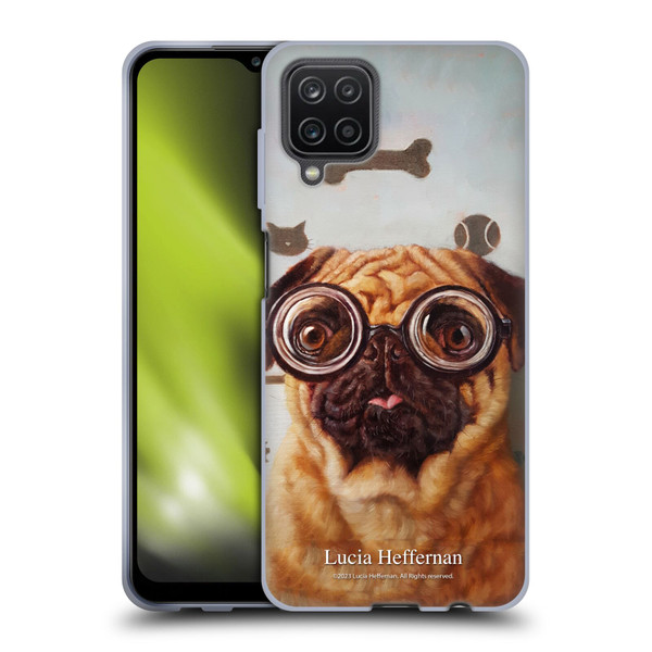 Lucia Heffernan Art Canine Eye Exam Soft Gel Case for Samsung Galaxy A12 (2020)