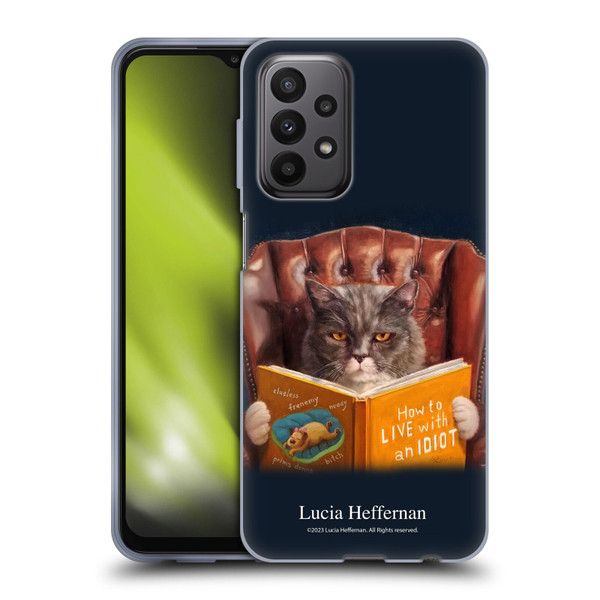 Lucia Heffernan Art Cat Self Help Soft Gel Case for Samsung Galaxy A23 / 5G (2022)