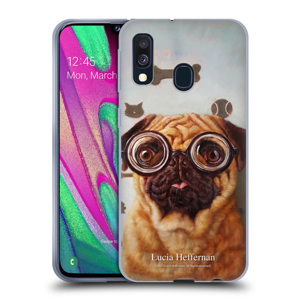 Lucia Heffernan Art Canine Eye Exam Soft Gel Case for Samsung Galaxy A40 (2019)