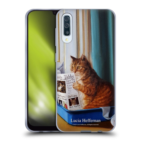 Lucia Heffernan Art Kitty Throne Soft Gel Case for Samsung Galaxy A50/A30s (2019)