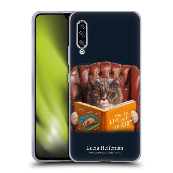 Lucia Heffernan Art Cat Self Help Soft Gel Case for Samsung Galaxy A90 5G (2019)