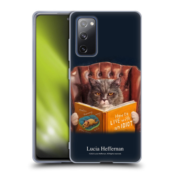 Lucia Heffernan Art Cat Self Help Soft Gel Case for Samsung Galaxy S20 FE / 5G