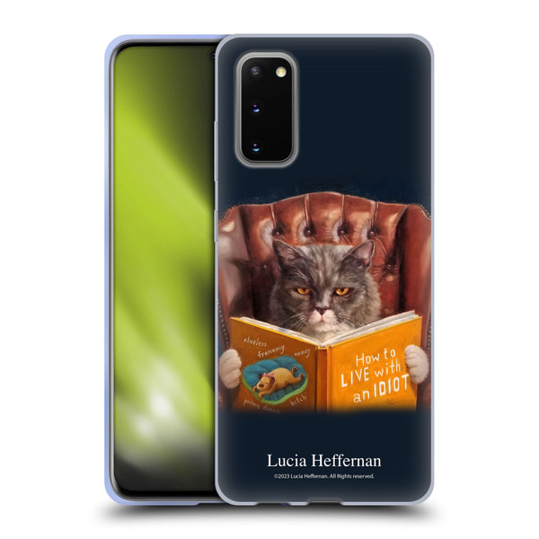 Lucia Heffernan Art Cat Self Help Soft Gel Case for Samsung Galaxy S20 / S20 5G