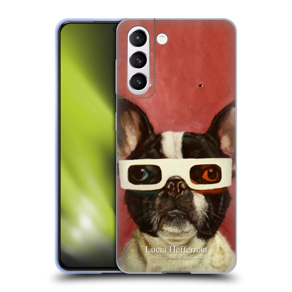 Lucia Heffernan Art 3D Dog Soft Gel Case for Samsung Galaxy S21 5G