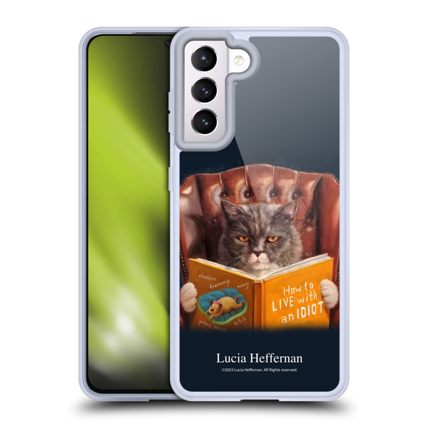 Lucia Heffernan Art Cat Self Help Soft Gel Case for Samsung Galaxy S21 5G