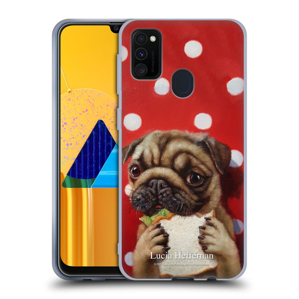Lucia Heffernan Art Pugalicious Soft Gel Case for Samsung Galaxy M30s (2019)/M21 (2020)