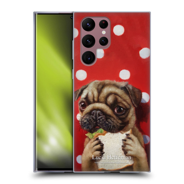Lucia Heffernan Art Pugalicious Soft Gel Case for Samsung Galaxy S22 Ultra 5G