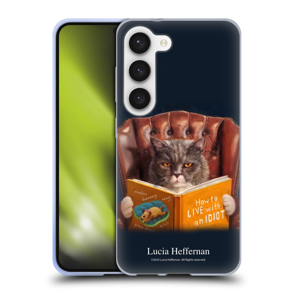Lucia Heffernan Art Cat Self Help Soft Gel Case for Samsung Galaxy S23 5G