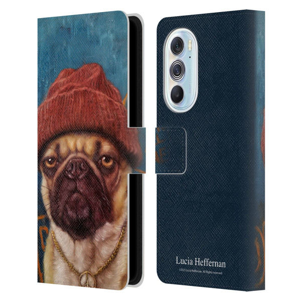 Lucia Heffernan Art Monday Mood Leather Book Wallet Case Cover For Motorola Edge X30