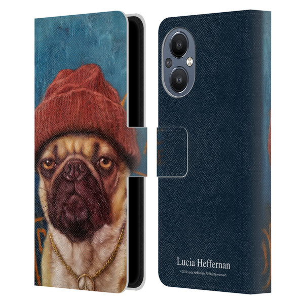 Lucia Heffernan Art Monday Mood Leather Book Wallet Case Cover For OnePlus Nord N20 5G