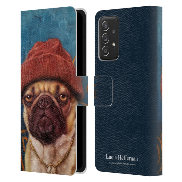 Lucia Heffernan Art Monday Mood Leather Book Wallet Case Cover For Samsung Galaxy A53 5G (2022)
