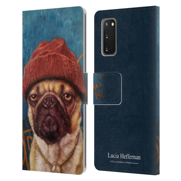 Lucia Heffernan Art Monday Mood Leather Book Wallet Case Cover For Samsung Galaxy S20 / S20 5G