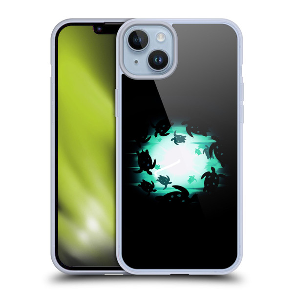 Alyn Spiller Animal Art Turtles Soft Gel Case for Apple iPhone 14 Plus