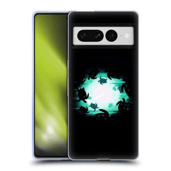 Alyn Spiller Animal Art Turtles Soft Gel Case for Google Pixel 7 Pro