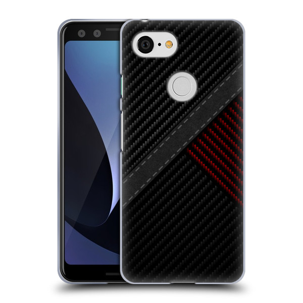 Alyn Spiller Carbon Fiber Stitch Soft Gel Case for Google Pixel 3