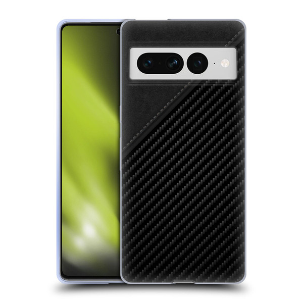 Alyn Spiller Carbon Fiber Leather Soft Gel Case for Google Pixel 7 Pro