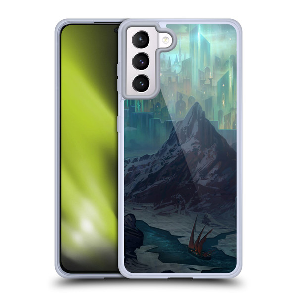 Alyn Spiller Environment Art Northern Kingdom Soft Gel Case for Samsung Galaxy S21+ 5G
