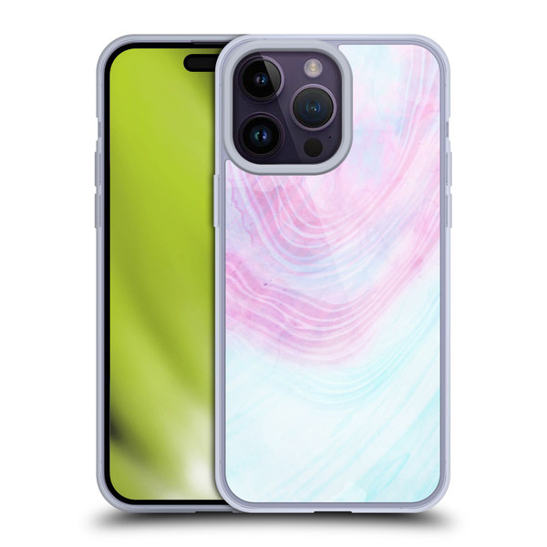 Alyn Spiller Marble Pastel Soft Gel Case for Apple iPhone 14 Pro Max