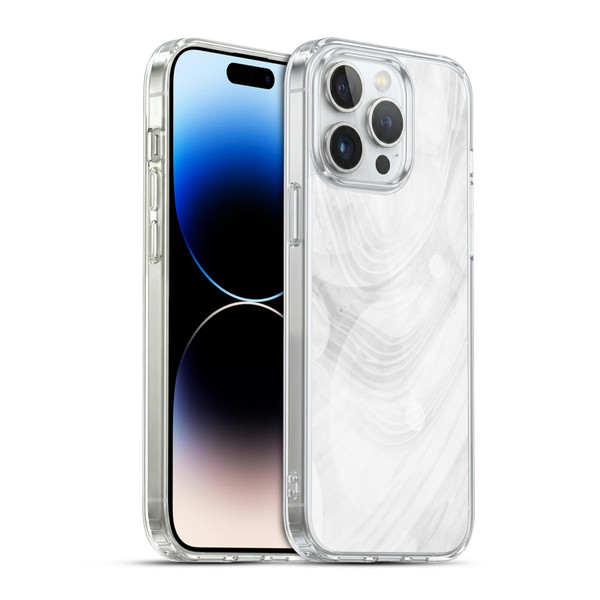 Alyn Spiller Marble White Soft Gel Case for Apple iPhone 14 Pro Max & MagSafe