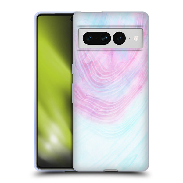 Alyn Spiller Marble Pastel Soft Gel Case for Google Pixel 7 Pro