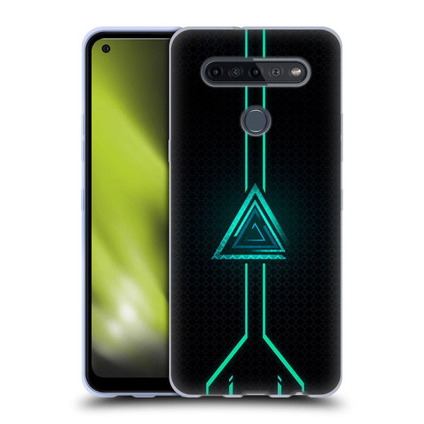 Alyn Spiller Neon Green Soft Gel Case for LG K51S
