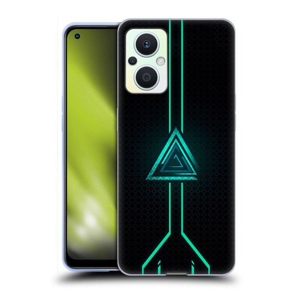 Alyn Spiller Neon Green Soft Gel Case for OPPO Reno8 Lite